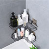 Bathroom Hole-free Corner Rack Toilet Utensils Iron Storage Rack Kitchen Tripod Bathroom Corner Rack