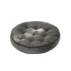 Modern Simple Japanese Style Thickened Tatami Futon Round Cushion Dutch Velvet Solid Color Bed and Breakfast Bay Window Cushion Wholesale