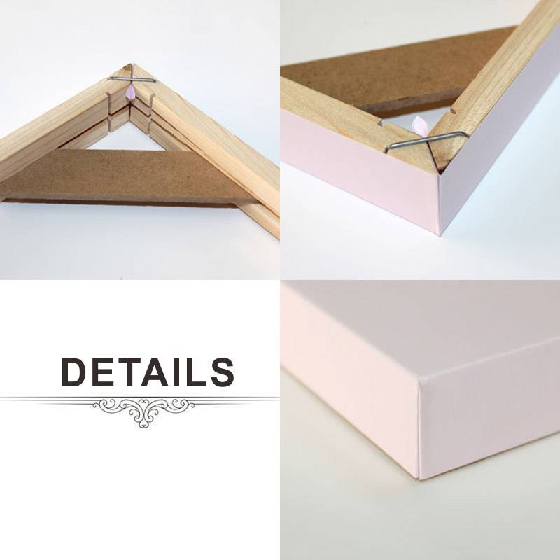 Cross-border decorative painting inner frame DIY assembly wooden frame frameless painting digital oil painting frame detachable Assembly