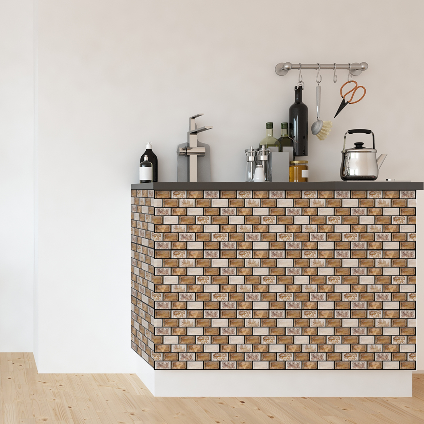 现货批发3d立体防水隔热吸音背景墙墙贴自粘墙纸厂家批发