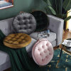Modern Simple Japanese Style Thickened Tatami Futon Round Cushion Dutch Velvet Solid Color Bed and Breakfast Bay Window Cushion Wholesale