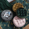Modern Simple Japanese Style Thickened Tatami Futon Round Cushion Dutch Velvet Solid Color Bed and Breakfast Bay Window Cushion Wholesale