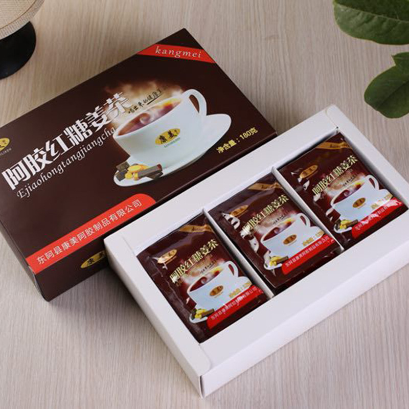 New Wholesale donkey-hide gelatin brown sugar ginger tea donkey-hide gelatin brown sugar ginger tea Aunt Ginger tea woman moon warming ginger tea