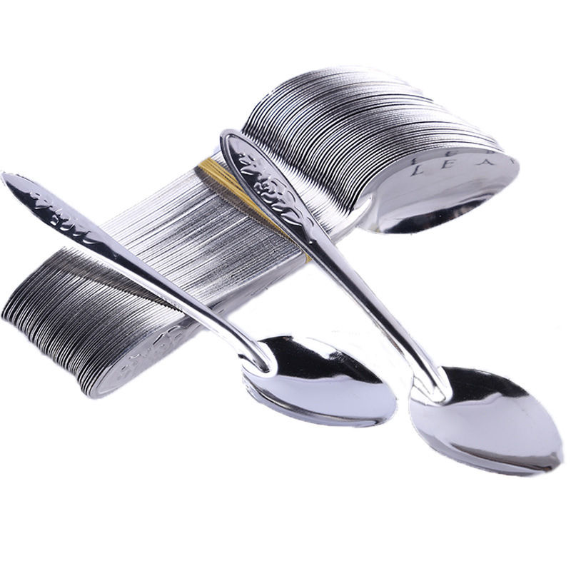 Spoon Stainless Steel Small Spoon Watermelon Spoon Teaspoon Household Spoon Spoon Canteen Spoon Student Restaurant