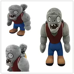 Factory Direct Cross-border Plants vs. Zombies Plush Toy Giant Zombie Game Doll for Claw Machine