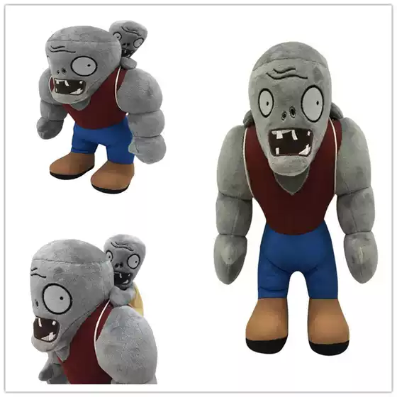 Factory Direct Cross-border Plants vs. Zombies Plush Toy Giant Zombie Game Doll for Claw Machine