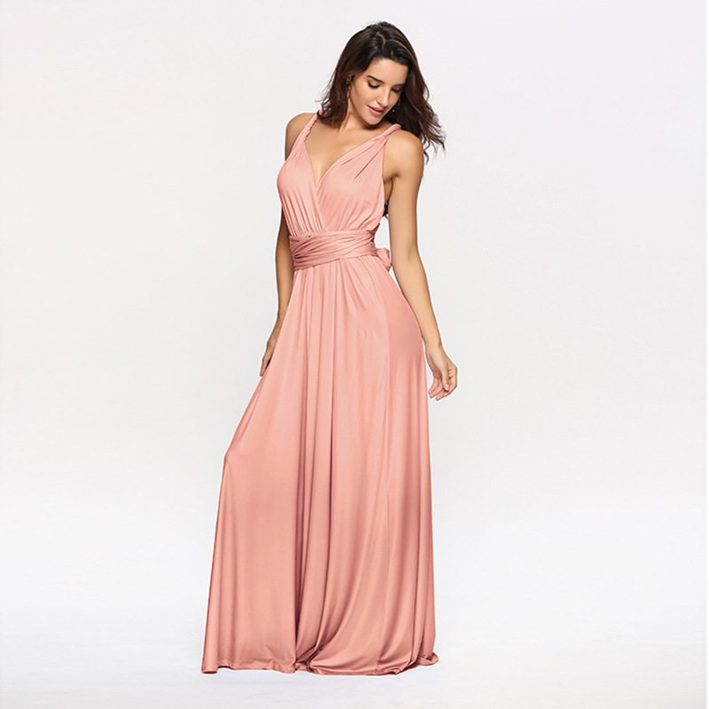 Cross Back Sexy Maxi Dress Adjustable Straps Elegant Design Perfect for Parties Wholesale Available