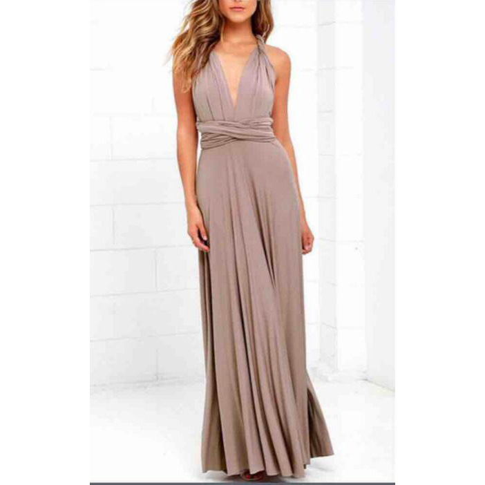 Cross Back Sexy Maxi Dress Adjustable Straps Elegant Design Perfect for Parties Wholesale Available