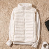 2024 Autumn and Winter New Thin Short Casual Fashion Stand Collar down Jacket Vest Women's Light down Liner