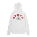 White back five heart