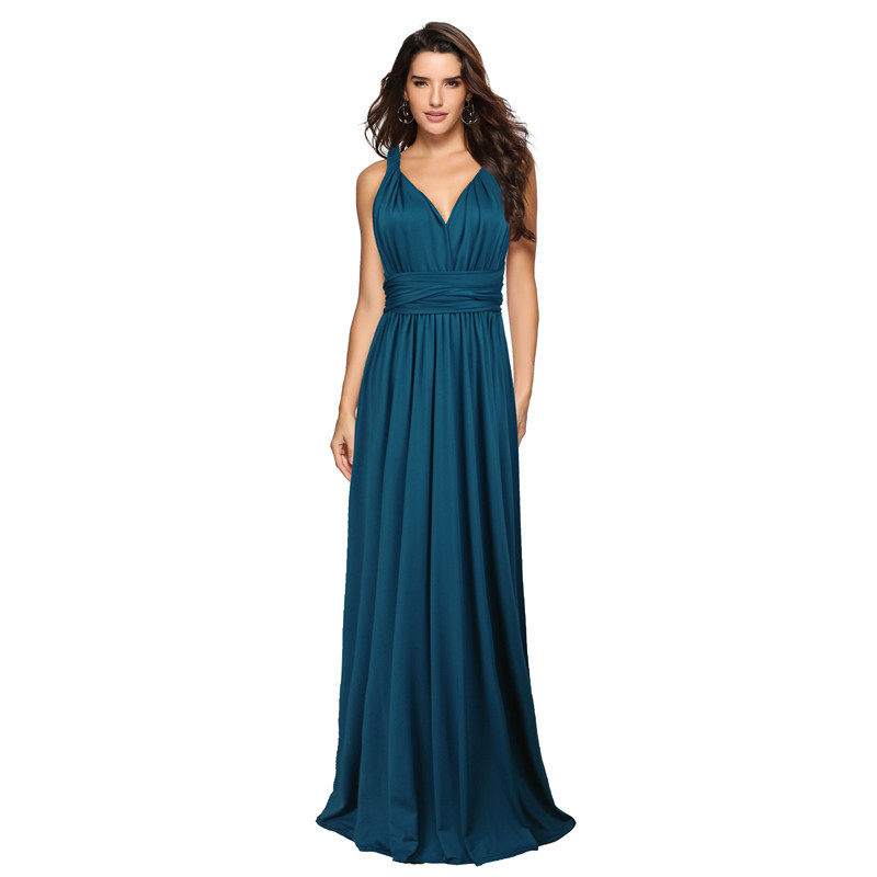 Cross Back Sexy Maxi Dress Adjustable Straps Elegant Design Perfect for Parties Wholesale Available