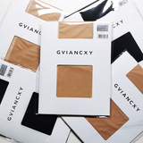 Чулки от Givenchy с разрезом по желанию 0D, ультратонкие черные шелковые чулки с усиленным носком, с защитой от зацепления, сексуальные шелковые чулки-невидимки на голую ногу в виде большой футболки