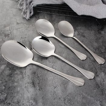 Stainless steel tableware Champion Series Multi-specification spoon public spoon hotel tableware in stock public spoon