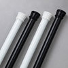 Punch-free black and white rod bathroom shower curtain rod clothes drying Rod adjustable curtain rod wardrobe strut in stock wholesale