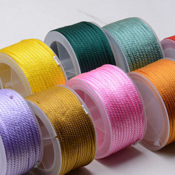 Handmade corn rope 2mm3mm woven rope multicolor corn necklace rope jewelry material wear-resistant rope manufacturers wholesale