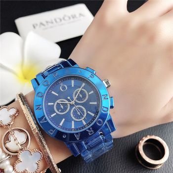 Manufacturer Wholesale New Steel Band Watch Student Female Watch Fashion Trend Couple Dropshipping Quartz Large Dial