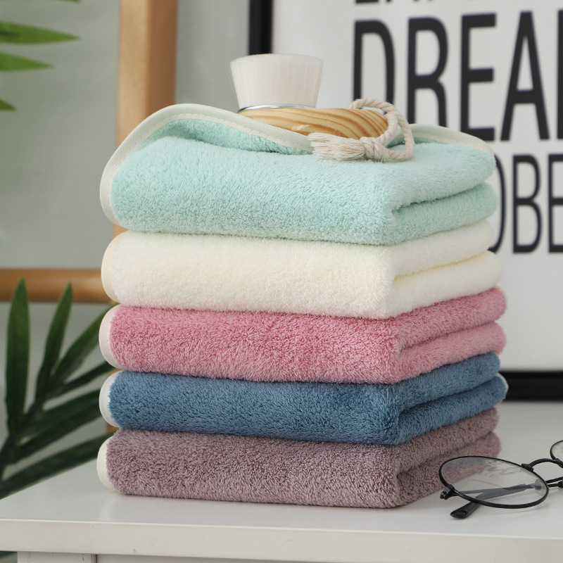 High-Density Coral Velvet Towel Thickeneded Strong Absorbent Towel Manufacturer Custom Made 30*60 Daily Necessities Super Towel