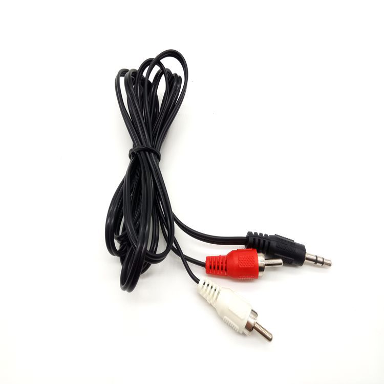 One-to-two Audio Cable 3.5mm to Double Lotus Cable Speaker Cable 1 Minute 2 Signal Cable Headphone Cable Factory Wholesale