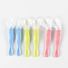 Feeding Utensils Silicone Safety Large-Head Soft Spoon Infant Newborn Feeding Utensils Baby Soft-Head Feeding Spoon