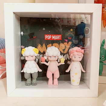 Bubble Mart Blind Box Stereo Hollow Photo Frame Hollow 4-5cm Specimen Frame up to Toy Storage Display Frame