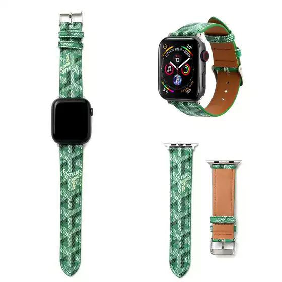 Suitable for Apple Applewatchs8/7/6/5/4 Leather Strap 38/40/41/42/44/45/49 Printing