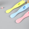 Feeding Utensils Silicone Safety Large-Head Soft Spoon Infant Newborn Feeding Utensils Baby Soft-Head Feeding Spoon