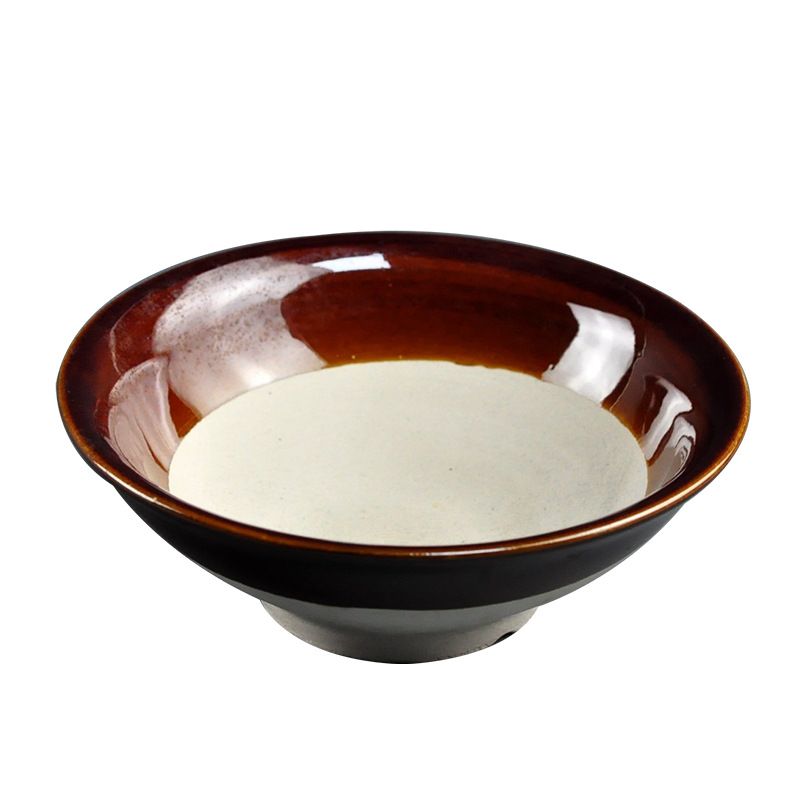 Earthen Pottery Old-Fashioned Farmhouse Bowl Steam Buckle Bowl Hot Pot Oil Dish Side Dish Dish Burning White Wine Bowl Dipping Dish Restaurant Hot Pot Restaurant