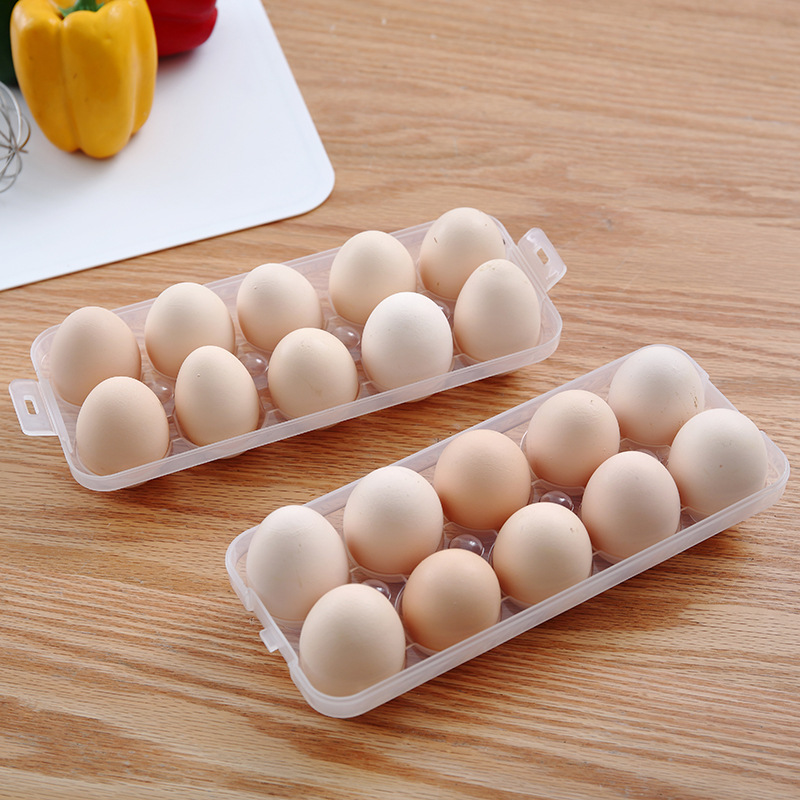 Egg Storage Box Kitchen Refrigerator Fresh-Keeping Box Transparent Plastic Egg Box Storage Fresh-Keeping Egg Storage Box