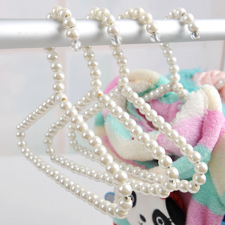 Pet Pearl Clothes Hanger Wholesale Dog Clothes Hanger Cat Clothes Support Small Mini 20cm Storage Clothes Rack for Drying
