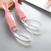 Feeding Utensils Silicone Safety Large-Head Soft Spoon Infant Newborn Feeding Utensils Baby Soft-Head Feeding Spoon