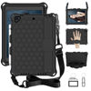 New 2025iPad11 Honeycomb Protective Case iPad 9.7 Tablet Case 10.2 Strap Protective Case