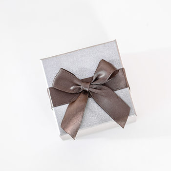 Bow Gift Box Watch Box Jewelry Box Gift Box Rust Brown Brown Gift Bag Packaging Bag