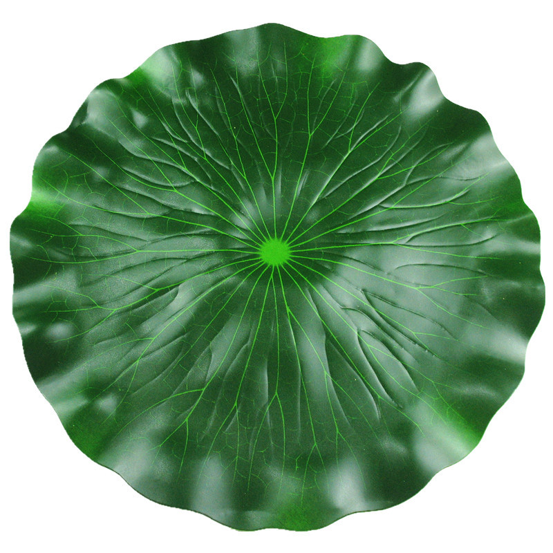 仿真荷叶莲叶EVA浮水荷花水池鱼缸池塘造景装饰表演道具厂家直供