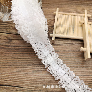3cm Diamond Lace Ruffle Lace Discount DIY Hair Accessories Ribbon Lace