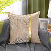 Wholesale cross-border bronzing color matching modern pillow jacquard cushion light luxury pillow American living room sofa pillowcase
