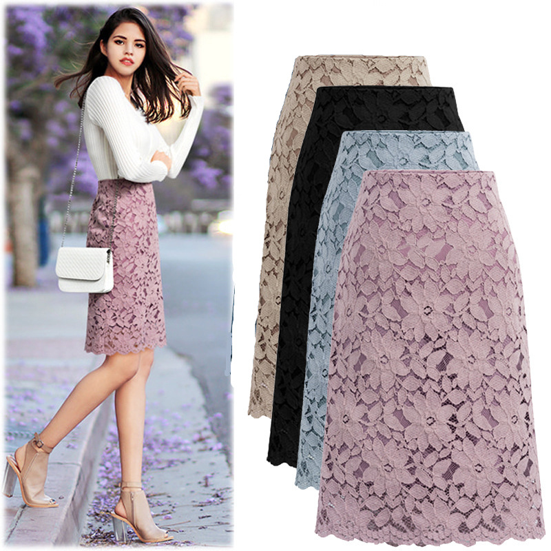 women's clothing Amazon's new foreign trade popular European and American lace skirt hip skirt