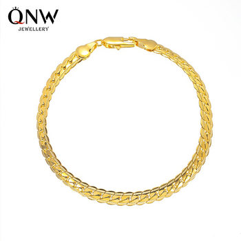 Europe and the United States new style personalized emboszed chain men's bracelet simple metal twist chain AliExpress ebay hot selling jewelry