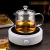High Borosilicate Glass Tea Maker, Steaming Teapot, Suitable for Electric Ceramic Stoves, High Temperature Resistant, Thickened Glass Pot, Multi-Specification Tea Set