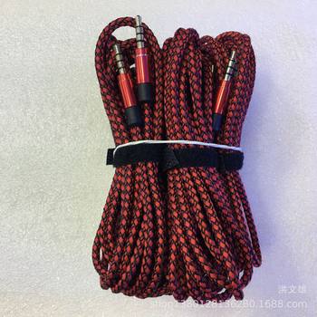 AUX audio line enameled audio line aux audio line 3.5mm male-to-male recording extension line vehicle live broadcast line