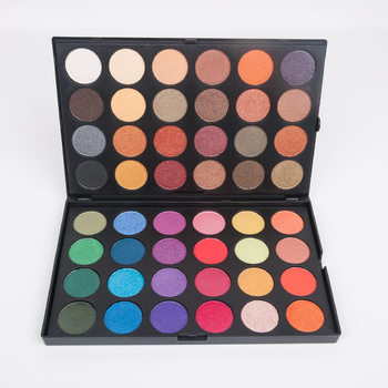 48-color double-layer Phantom Eye Shadow modified uniform skin color European and American multi-color eye shadow plate pearlescent matte eye shadow wholesale