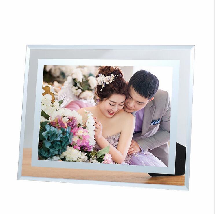 Manufacturer Sells Creative Crystal Glass Photo Frame Table A4 Photo Frame Certificate Frame Recommended Delivery Certificate Photo Studio Photo Frame