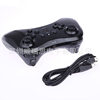 Compatible with Wii U Host Wii U Pro Wireless Bluetooth Gamepad Black White