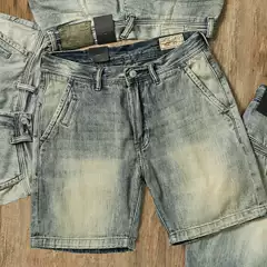 European Station foreign trade summer American casual white distressed men's Denim shorts men's straight shorts middle pants fashion