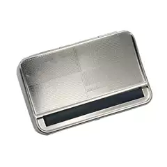 110mm manual cigarette maker metal box type automatic cigarette maker stainless steel cigarette case adjustable cigarette maker