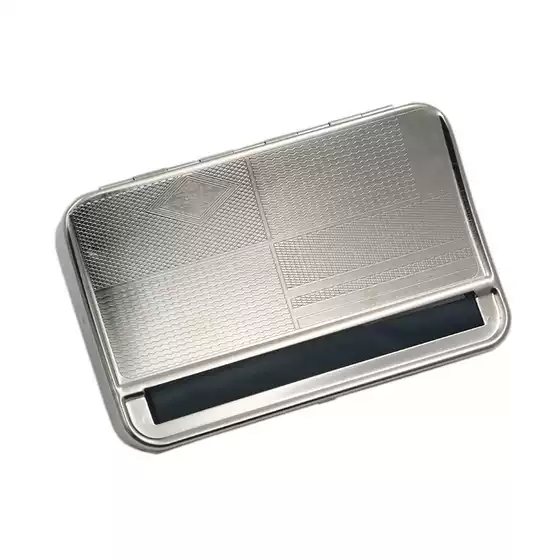 110mm manual cigarette maker metal box type automatic cigarette maker stainless steel cigarette case adjustable cigarette maker