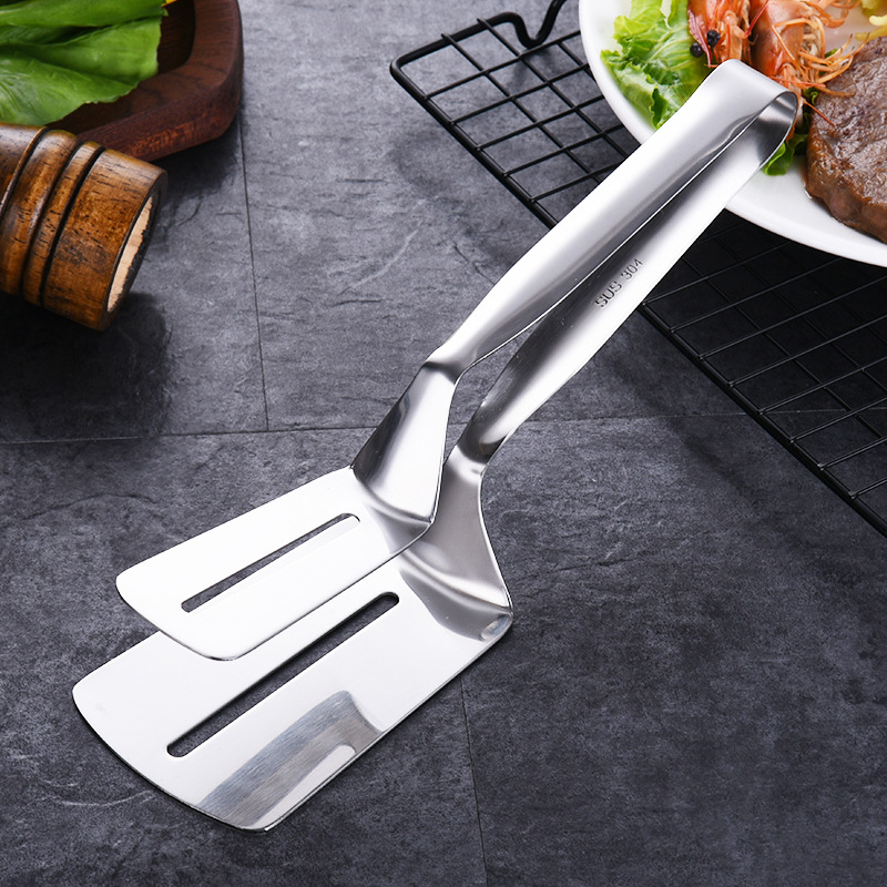 304 stainless steel clip barbecue clip steak clip fried fish clip Kitchen pancake clip bread clip shovel clip hotel supplies