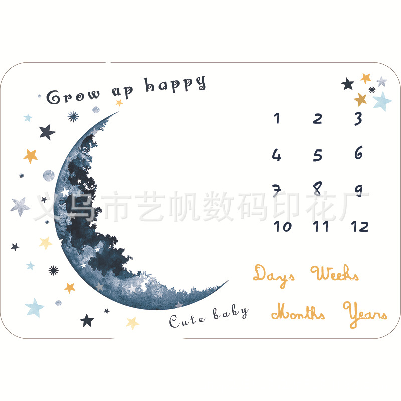 Factory New Baby Photography Blanket Baby Photography Milestone Newborn Photography Background Cloth Props Blanket