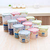 Sealed Large Transparent Plastic Sealed Jar Milk Powder Jar Food Jar Kitchen Grain Storage Box Storage Jar