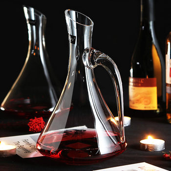 WH Lead-free Crystal Glass Wine Decanter Restaurant Household Glass Decanter Wine European Style Wine Jug