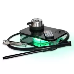 Arabic Hookah Shisha Set with Acrylic Book-Shaped Black Case for Hookah